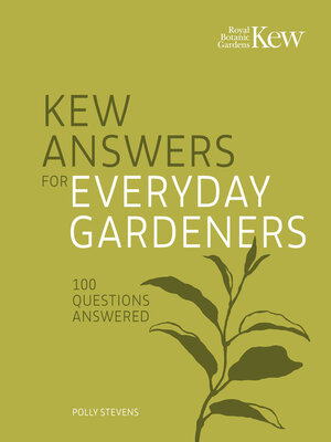 cover image of Kew Answers for Everyday Gardeners